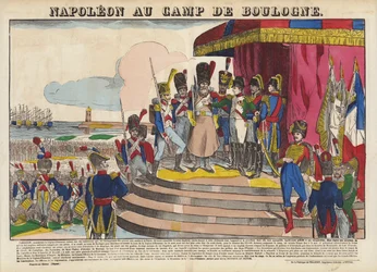 Napoleon im Lager von Boulogne